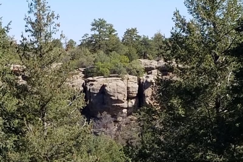 Mitchell Creek Canyon Trail park in Douglas County, Colorado