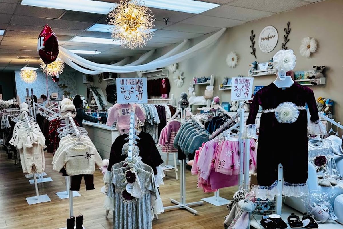 Hush Little Baby Boutique atmosphere and seating