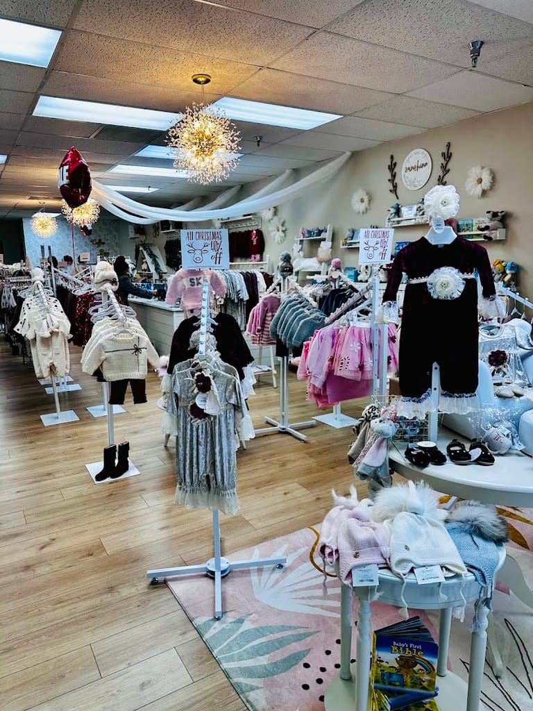 Hush Little Baby Boutique atmosphere and seating