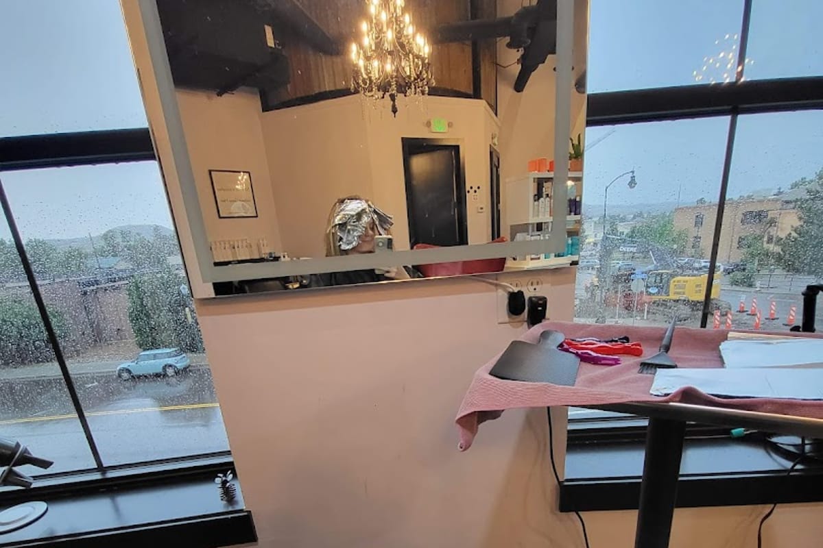 Interior view of Loveboo Luxe Salon