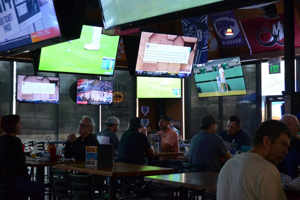 Interior view of Hilltop Tap House