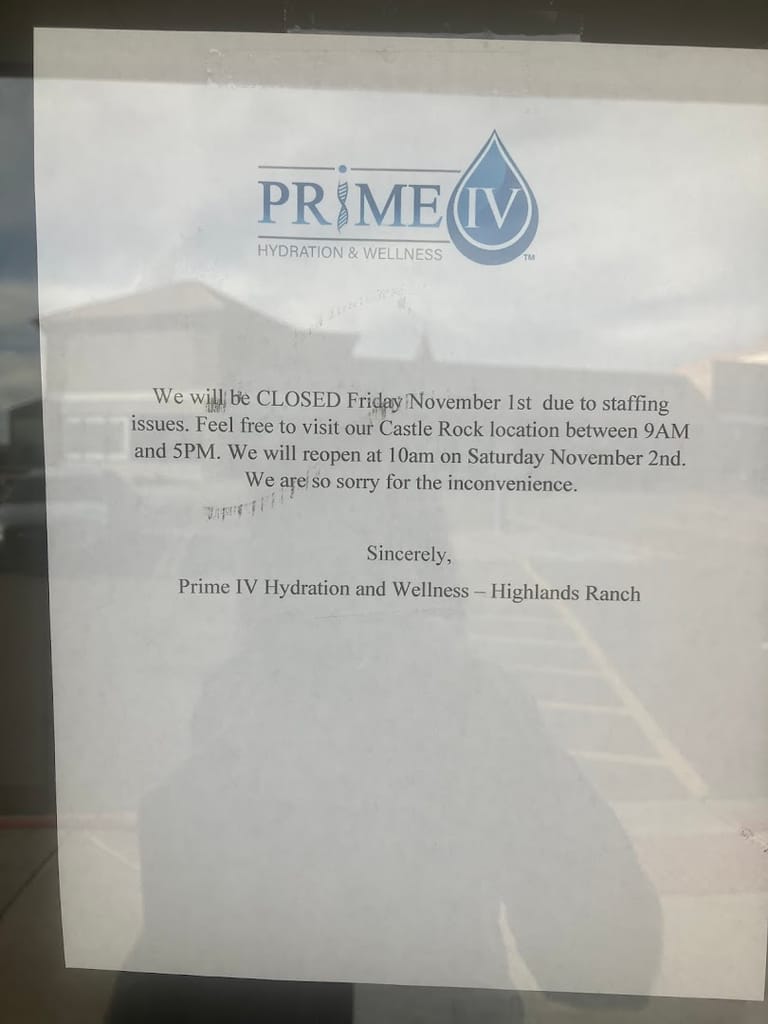 Prime IV Hydration & Wellness - Highlands Ranch atmosphere and seating
