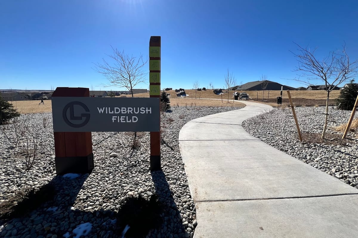 Interior view of Wildbrush Field