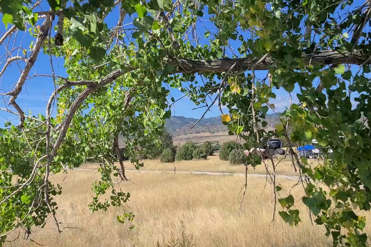 Interior view of Chatfield State Park Campground
