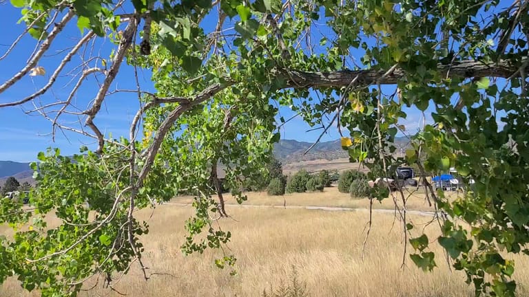 Interior view of Chatfield State Park Campground