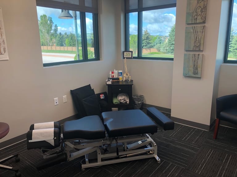 Interior view of New Heights Chiropractic and Rehabilitation