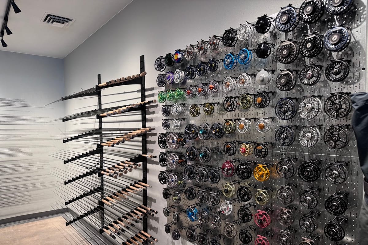 Interior view of Golden Fly Shop