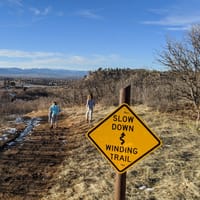 Backcountry Wilderness Area Trailhead park in Lone Tree, Colorado