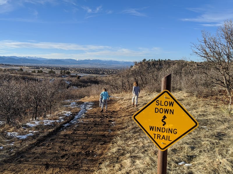 Backcountry Wilderness Area Trailhead park in Lone Tree, Colorado