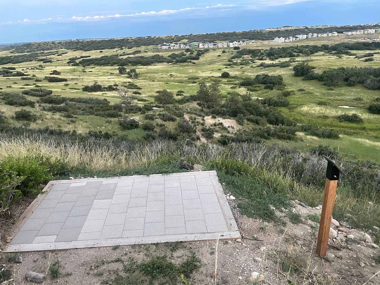 Pronghorn Park and Disc Golf Course park in Castle Pines, Colorado