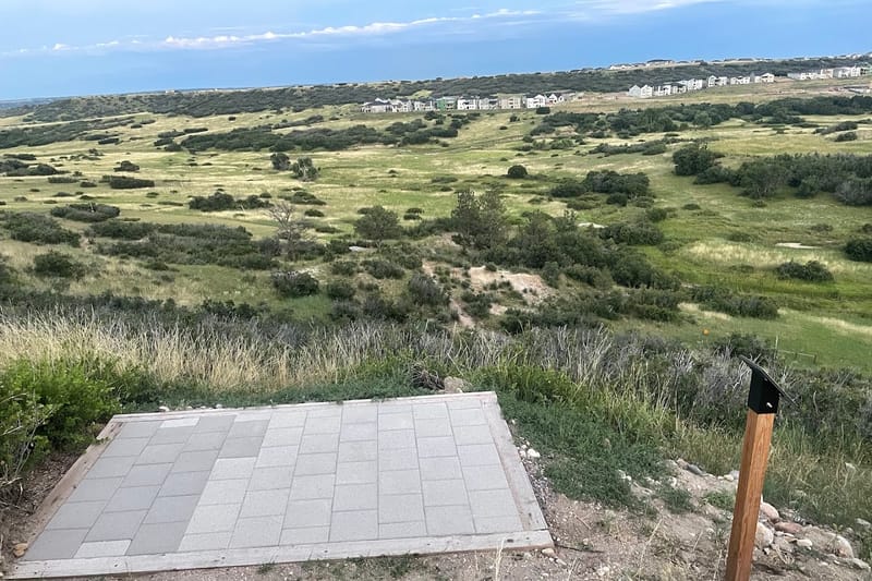 Pronghorn Park and Disc Golf Course park in Castle Pines, Colorado