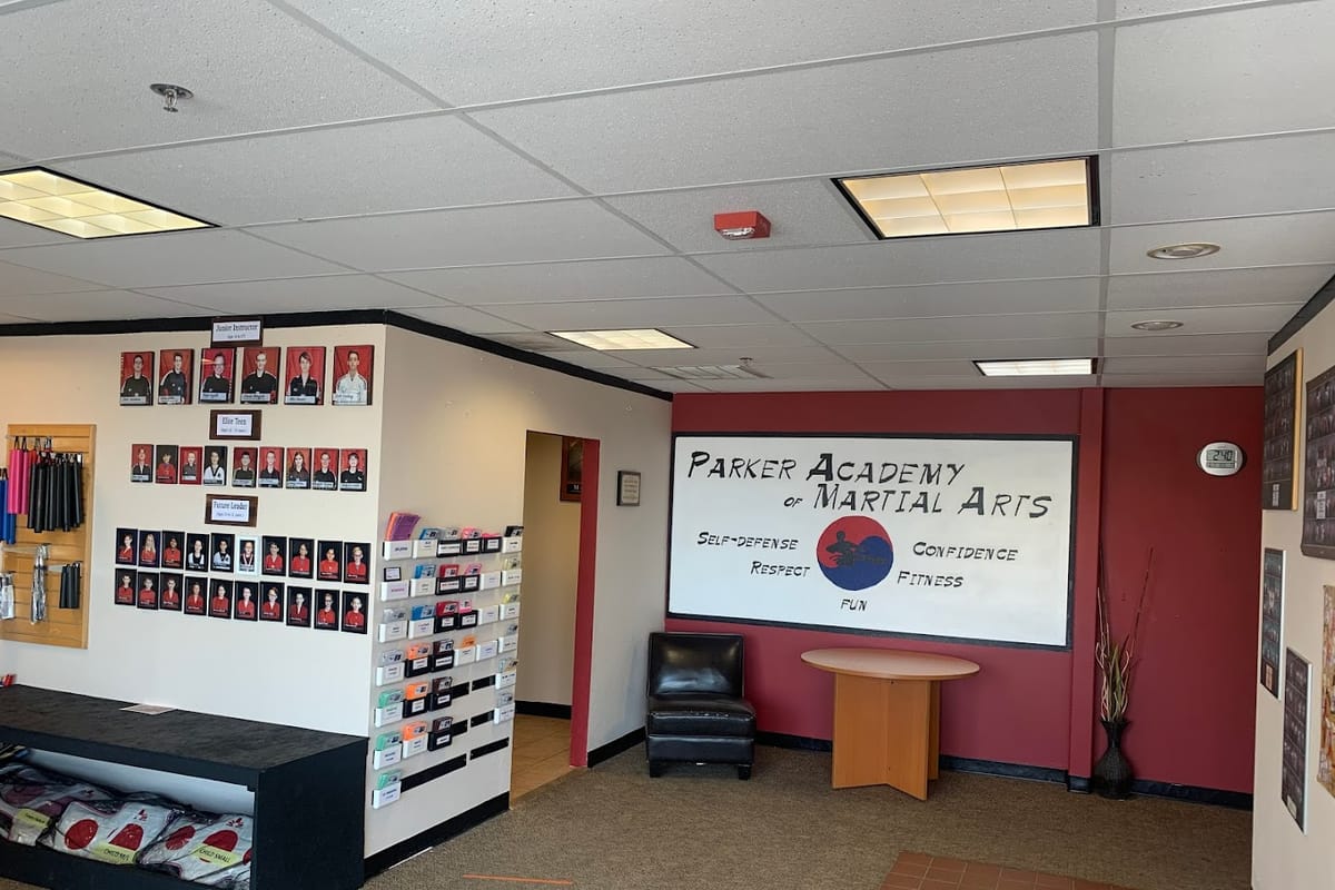 Parker Academy of Martial Arts exterior entrance