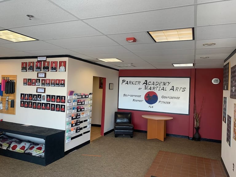 Parker Academy of Martial Arts exterior entrance