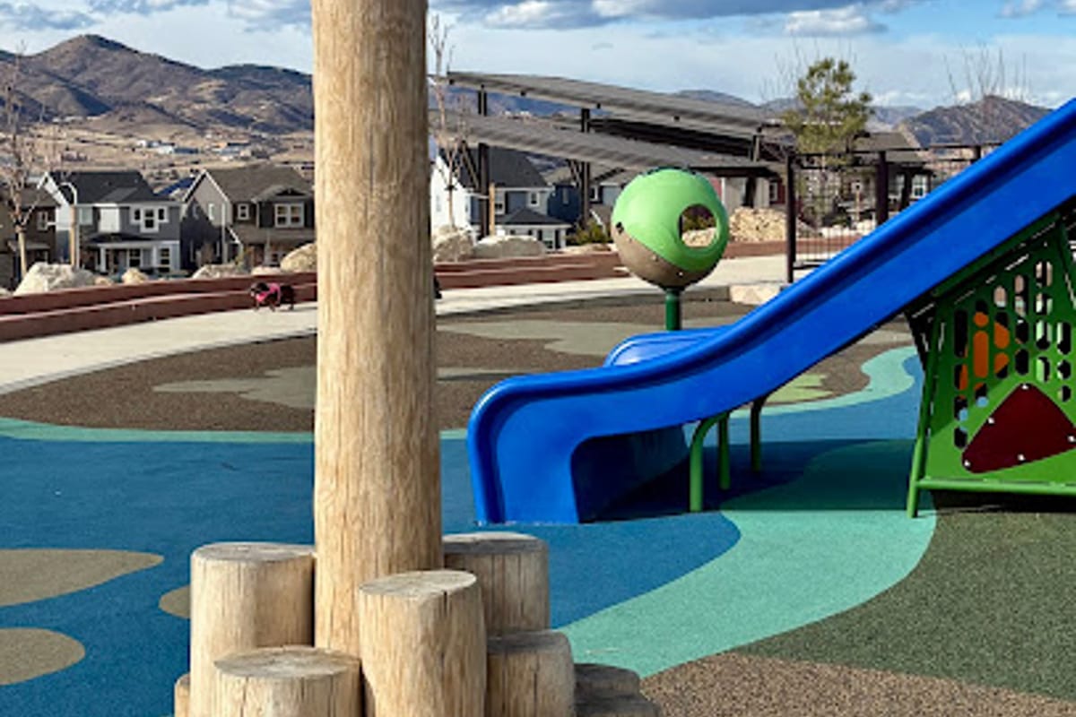 Prospect Village Community Park entrance in Sterling Ranch
