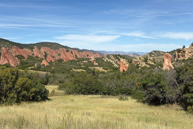 South Rim Trail park in Littleton, Colorado