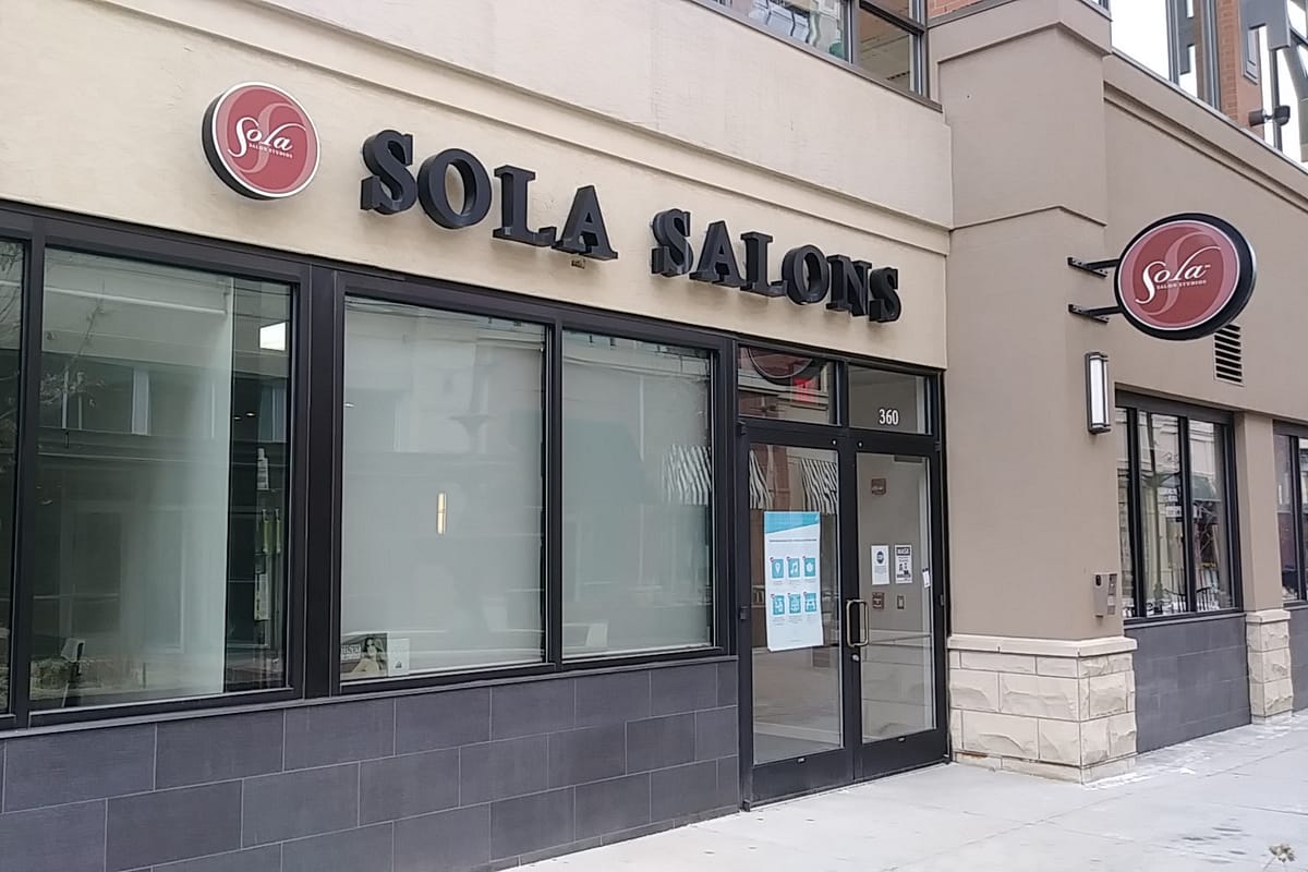 Interior view of Running with Scissors at Solera Salons