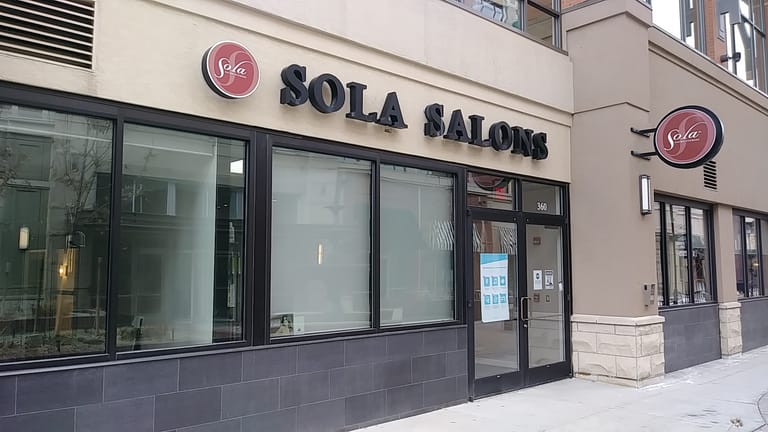 Interior view of Running with Scissors at Solera Salons