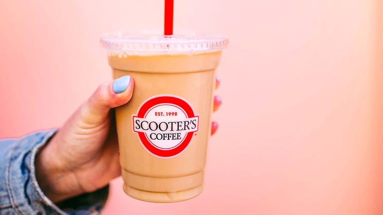 Interior view of Scooter's Coffee