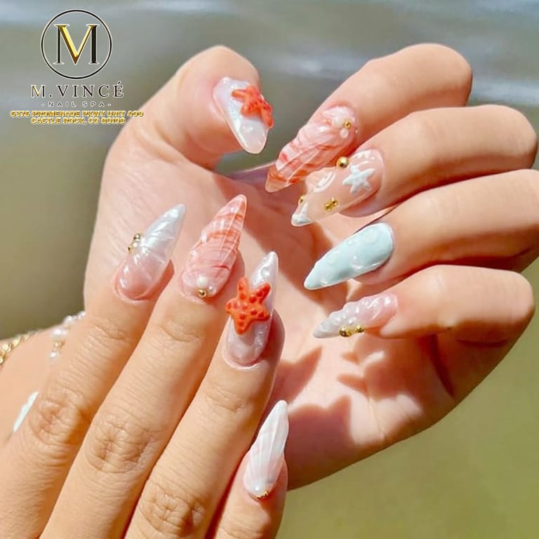 M. Vince' Nail Spa atmosphere and seating