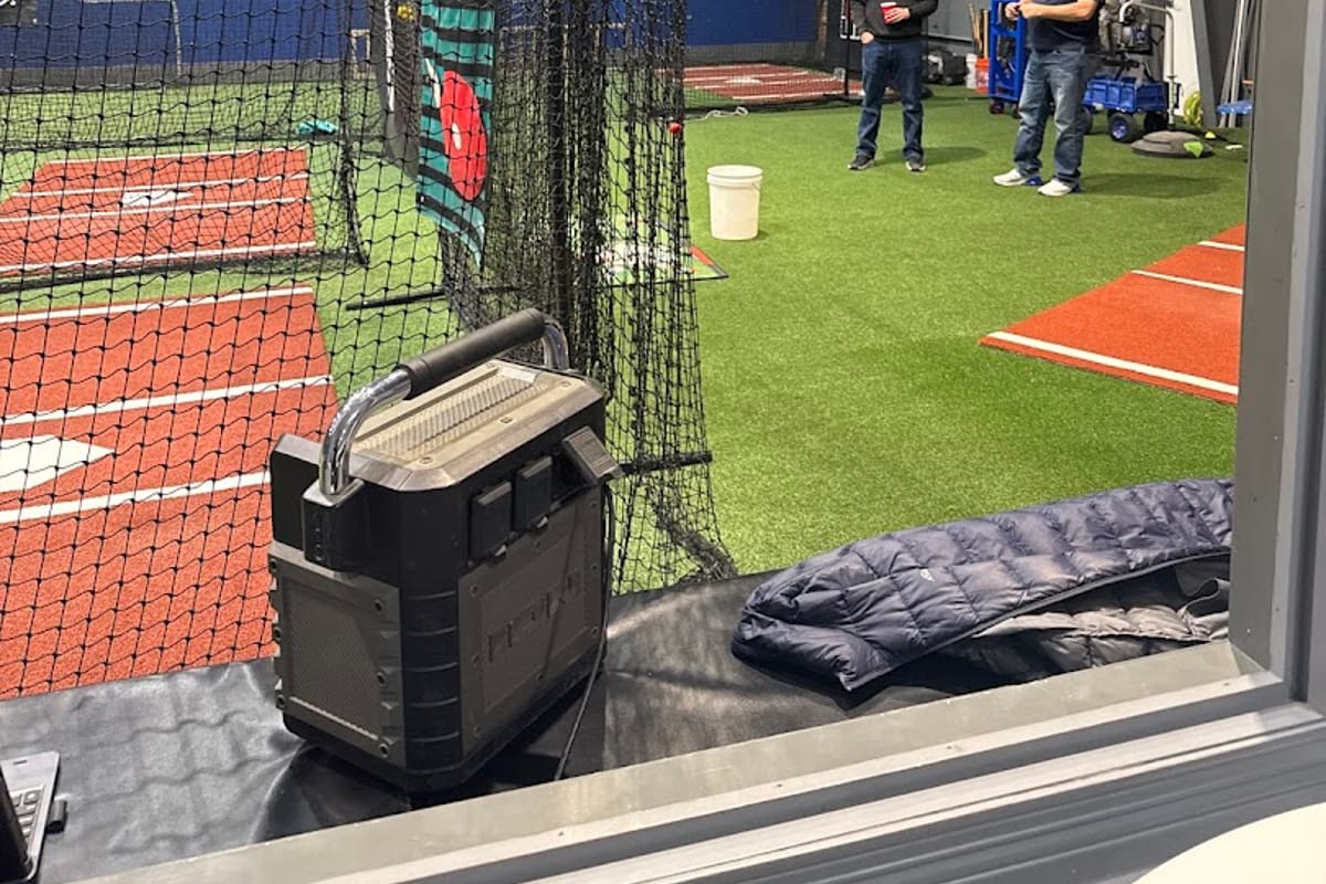 Interior view of Pack Baseball & Softball Academy