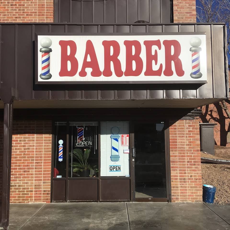 Interior view of Barber Shop