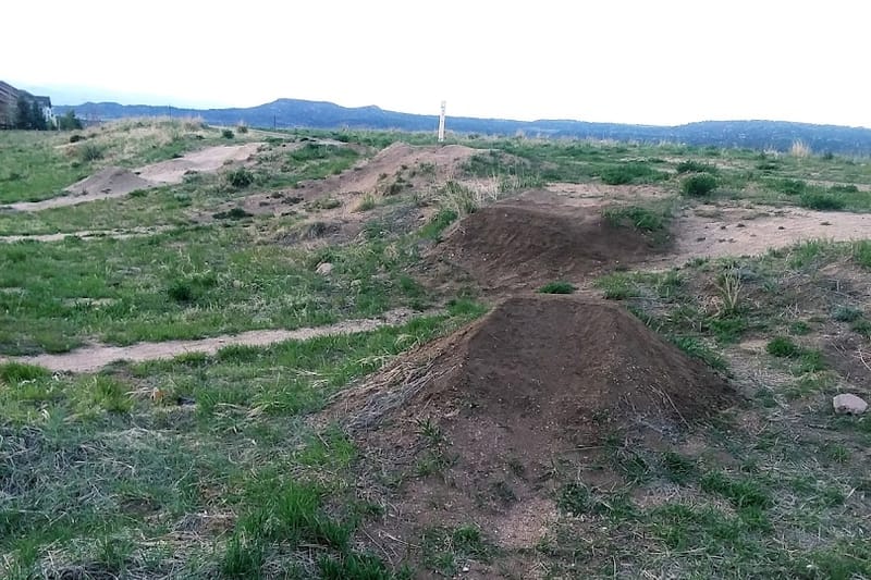 Watercolor Bike Jumps park in Castle Rock, Colorado