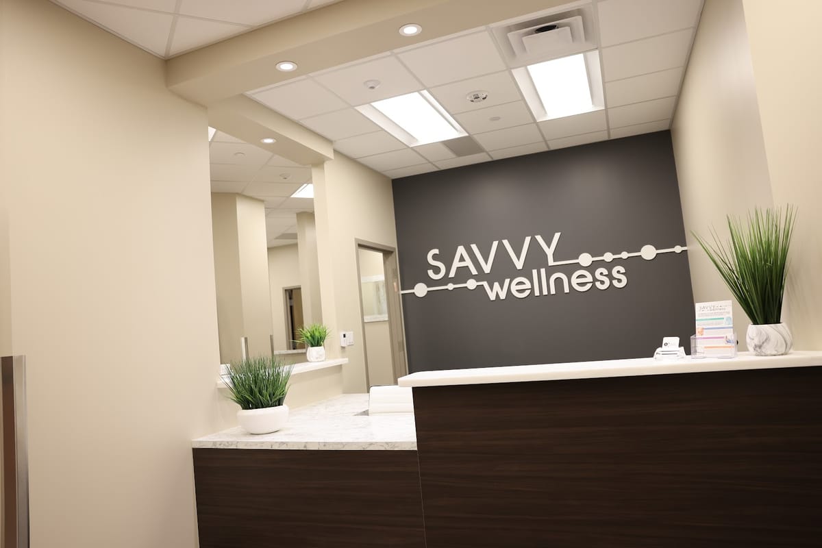 Interior view of Savvy Wellness