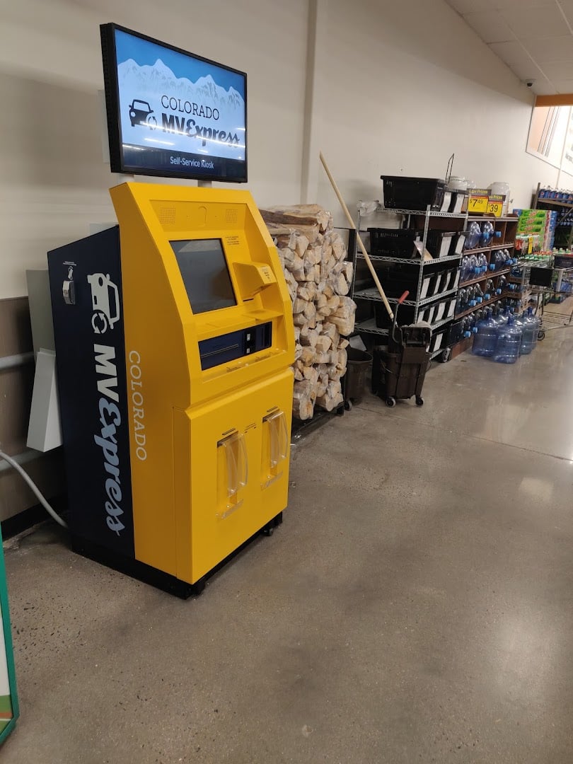 Colorado MV Express Kiosk atmosphere and seating