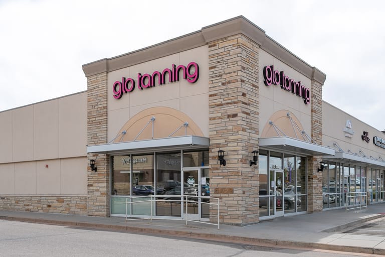 Interior view of Glo Tanning