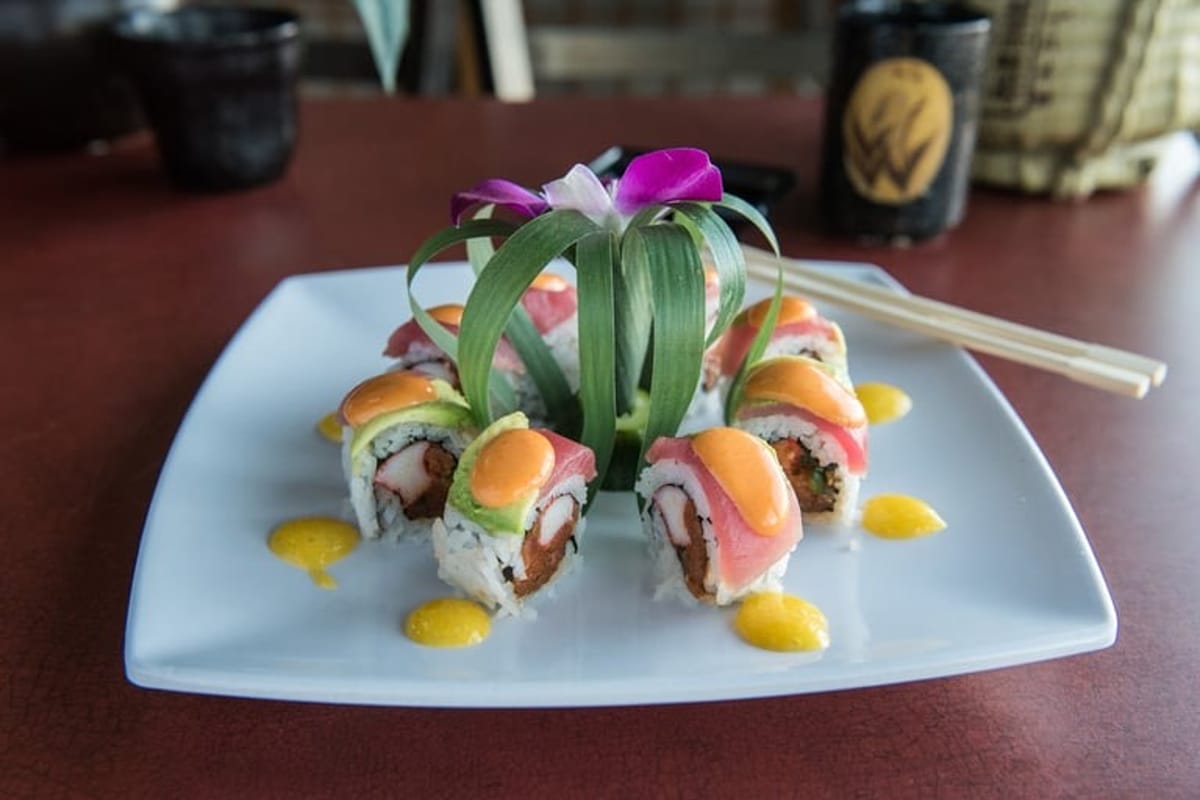 Interior view of Joy Sushi