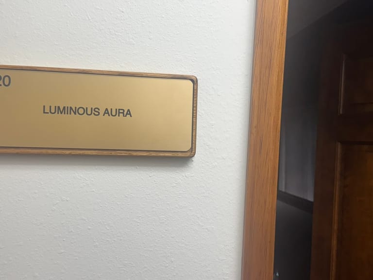 Luminous Aura dining area