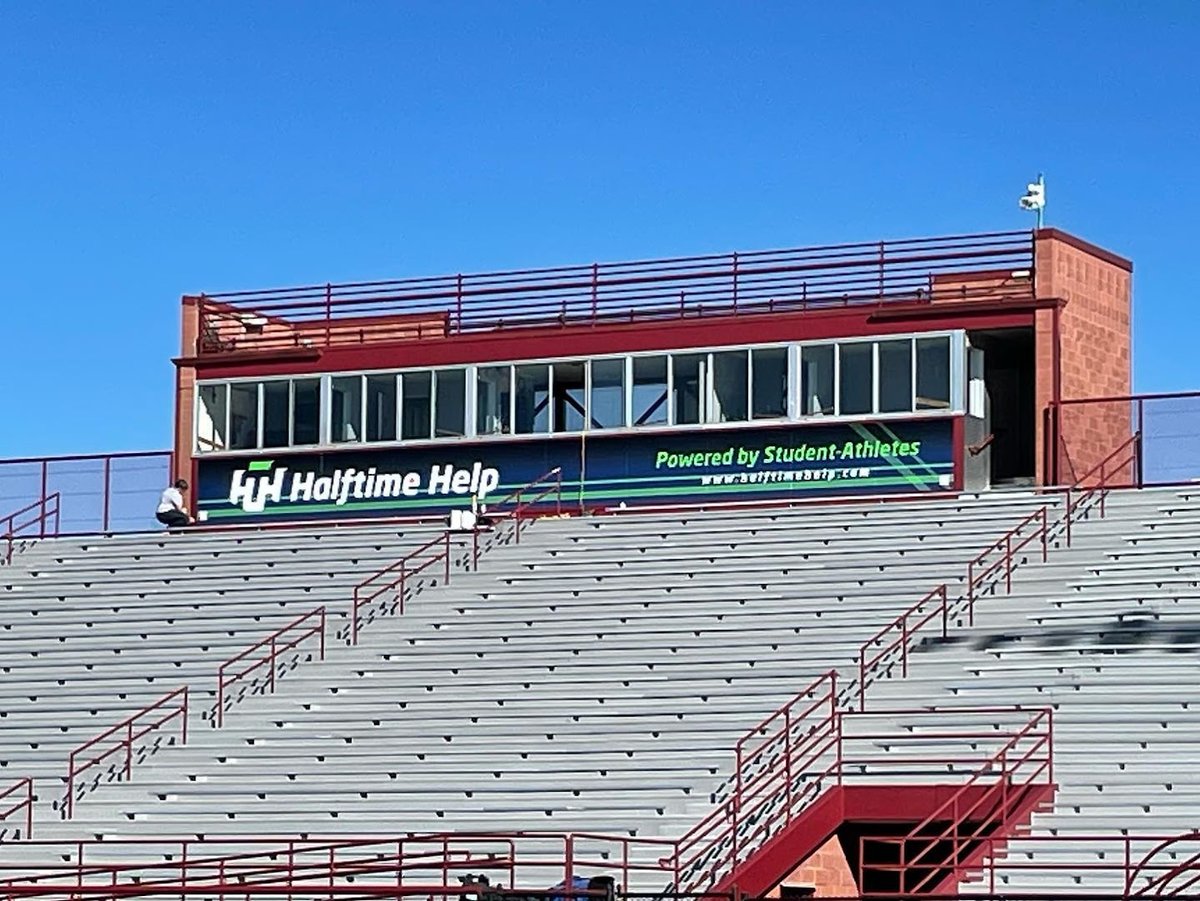 Halftime Help Stadium exterior entrance