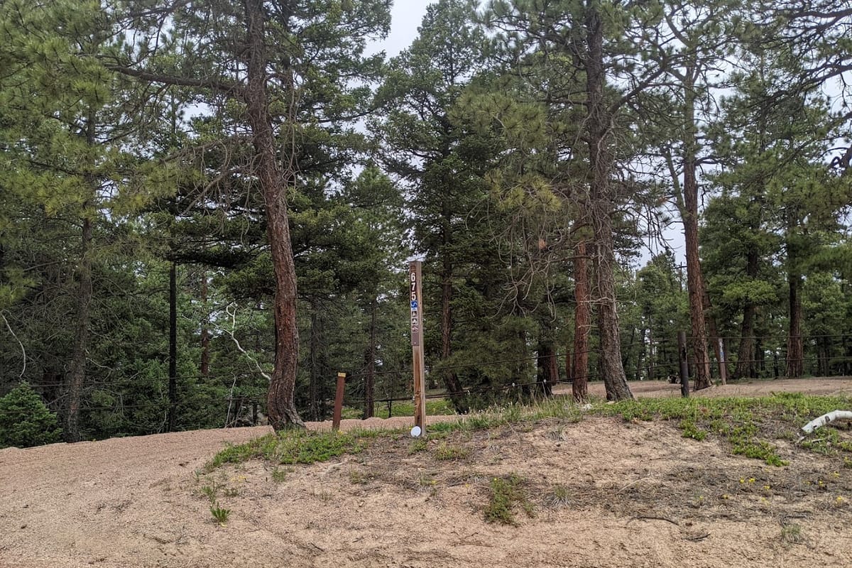 Interior view of Cabin Ridge Trailhead