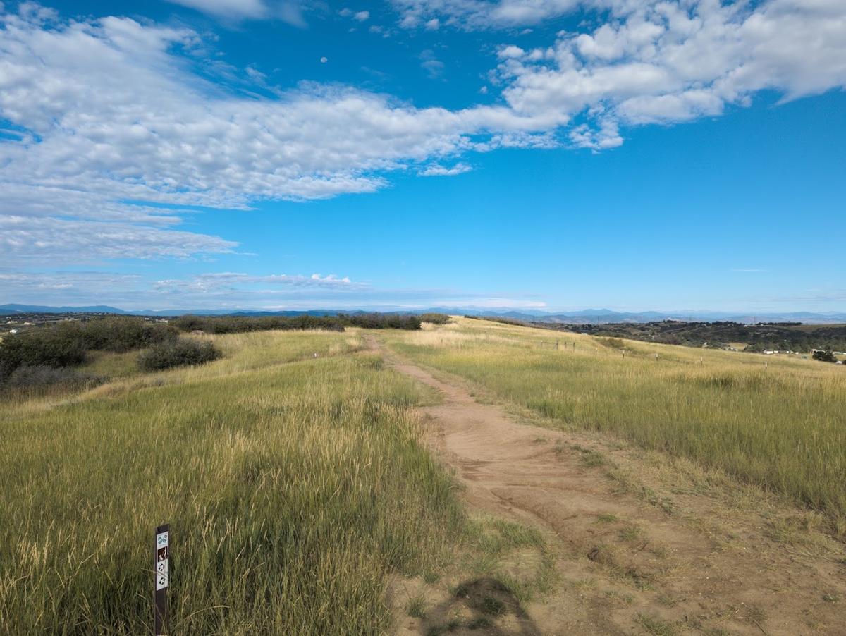 Glendale Open Space Trail park in Castle Rock, Colorado