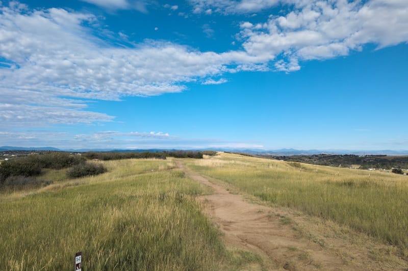 Glendale Open Space Trail park in Castle Rock, Colorado