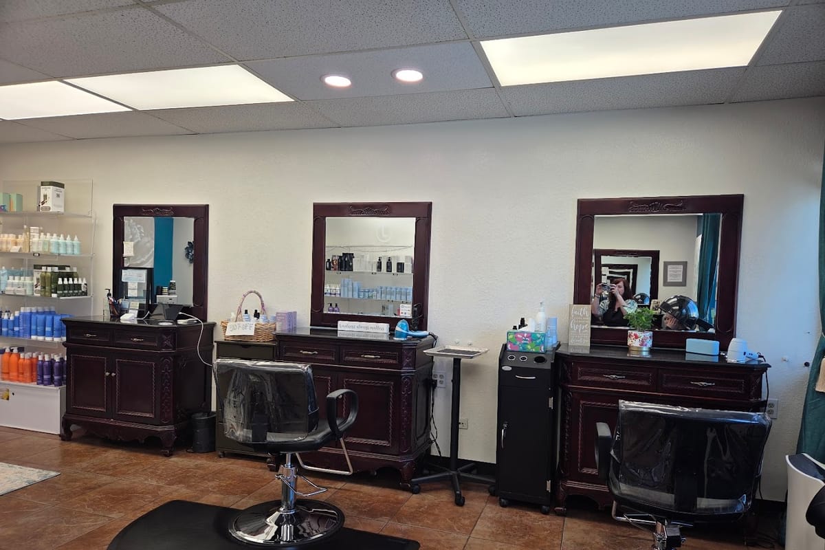 Interior view of Kolour Hair Design Eco Salon