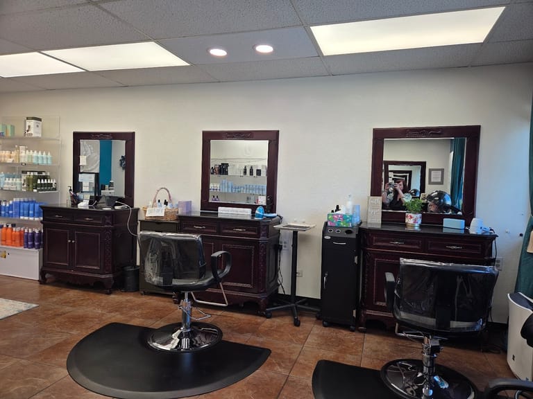 Interior view of Kolour Hair Design Eco Salon