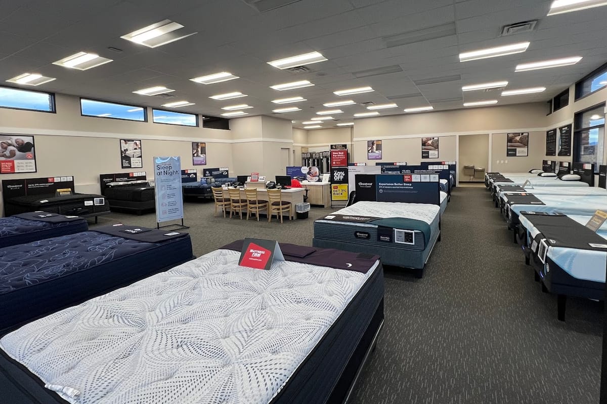 Interior view of Mattress Firm Outlet - Parker