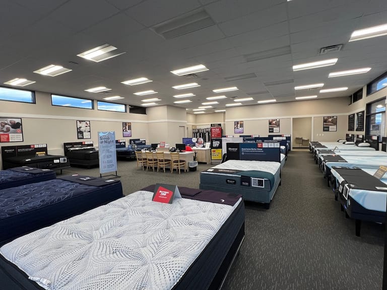 Interior view of Mattress Firm Outlet - Parker