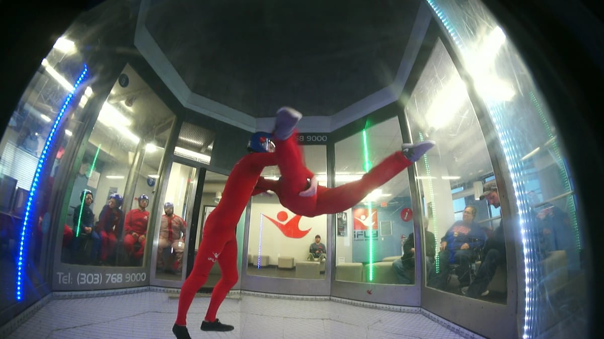 Interior view of iFLY Indoor Skydiving - Denver