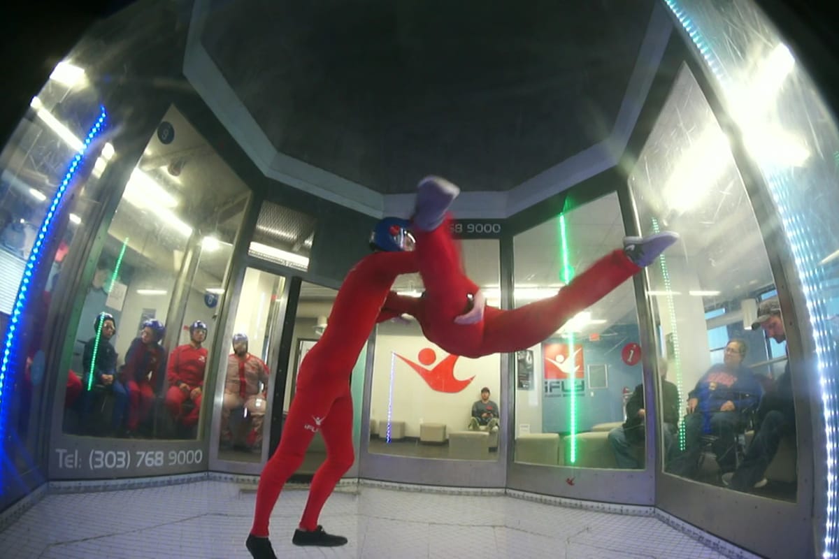 Interior view of iFLY Indoor Skydiving - Denver