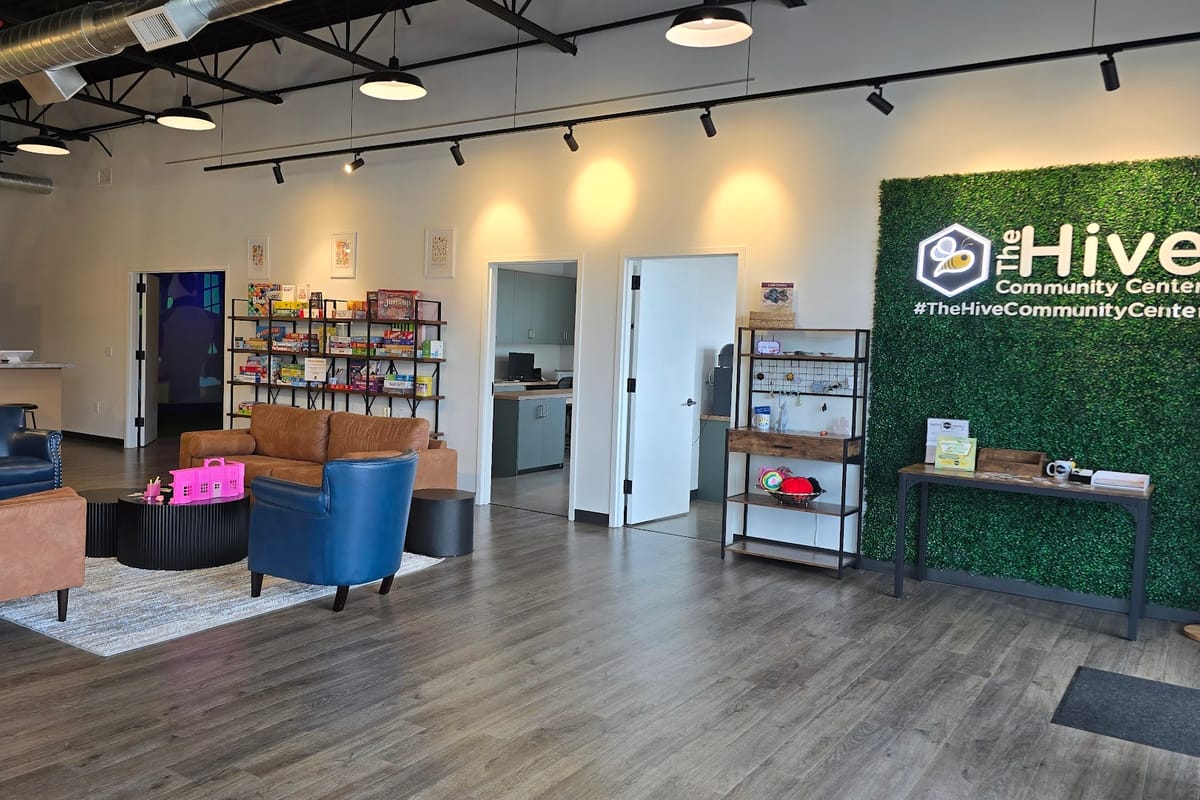 The Hive Community Center atmosphere and seating