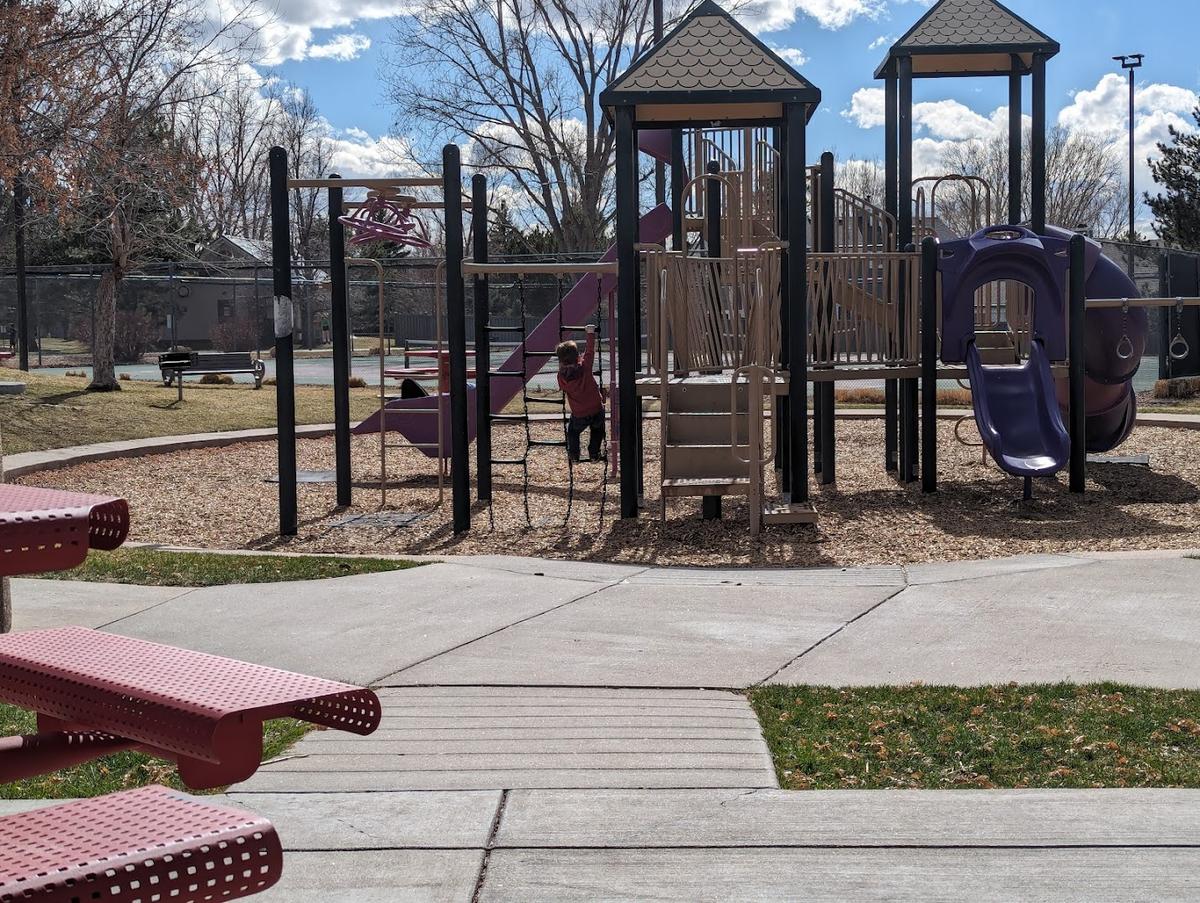 Creekside Playground park in Parker, Colorado