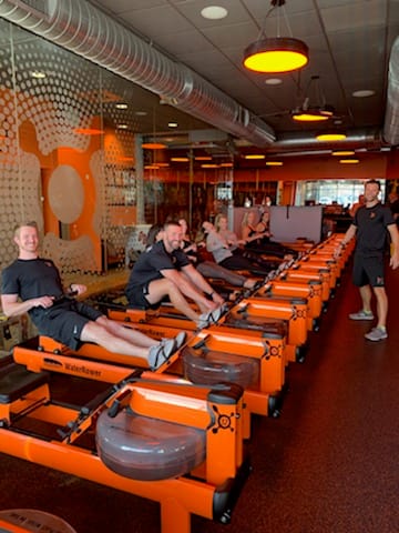Orangetheory Fitness atmosphere and seating