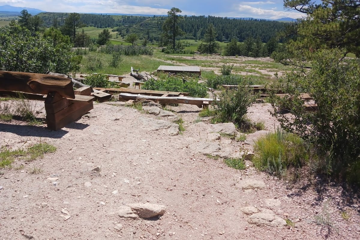 Interior view of Lake Gulch Trail