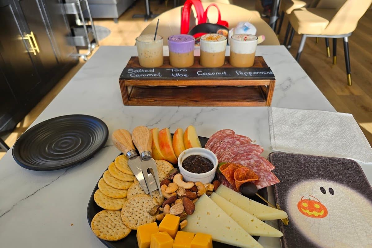 Peaky Peak Coffee & Charcuterie featured offerings