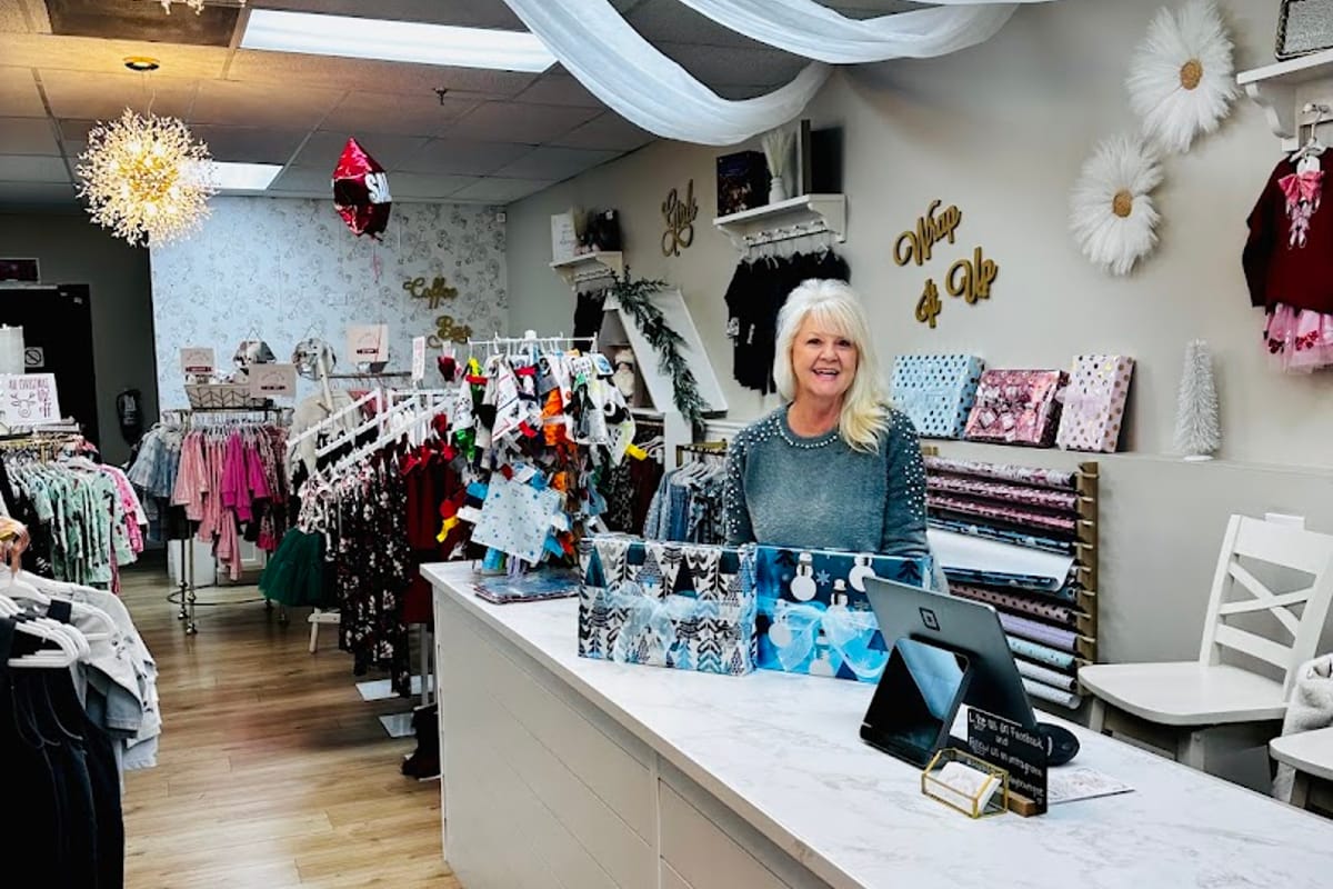Interior view of Hush Little Baby Boutique