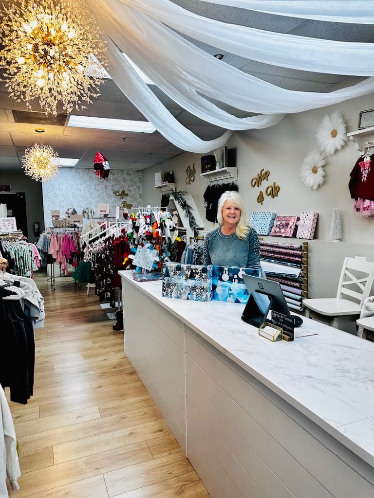 Interior view of Hush Little Baby Boutique