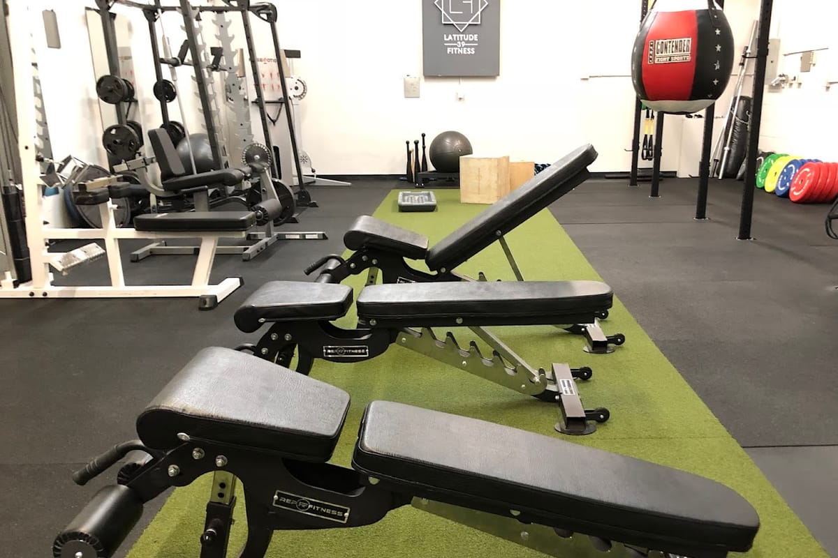 Interior view of Latitude 39 Fitness