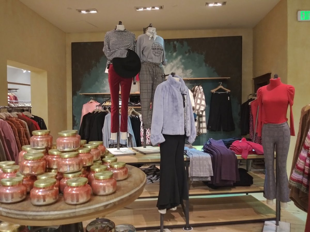 Interior view of Anthropologie